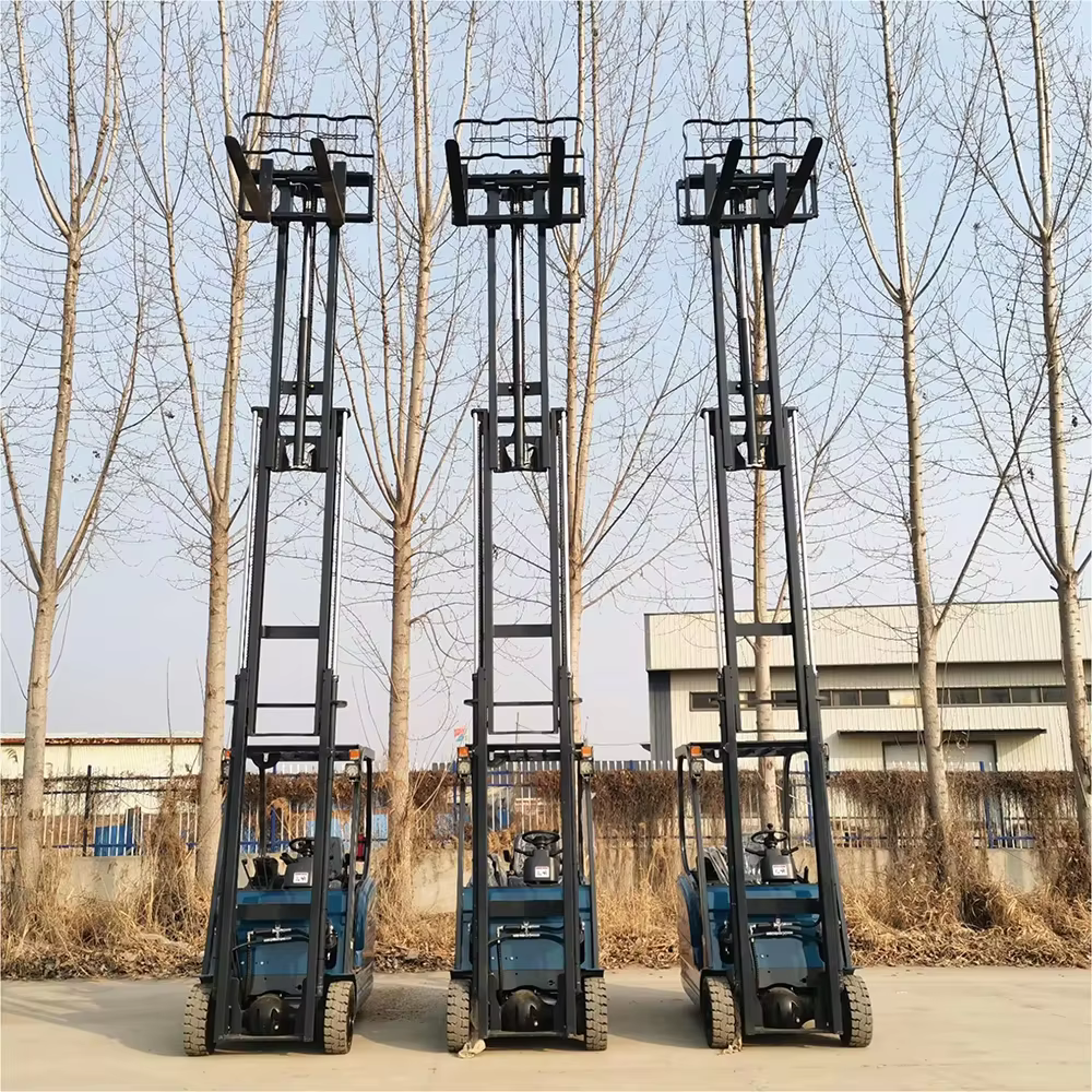 free shipping 2 ton mini electric forklifts trucks price battery forklift high quality china made-6