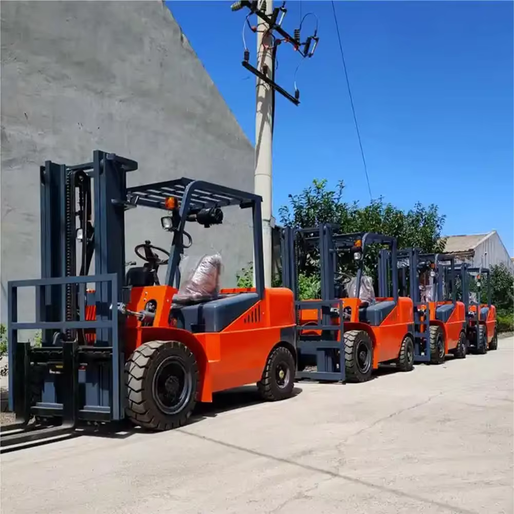 free shipping 2 ton mini electric forklifts trucks price battery forklift high quality china made-3