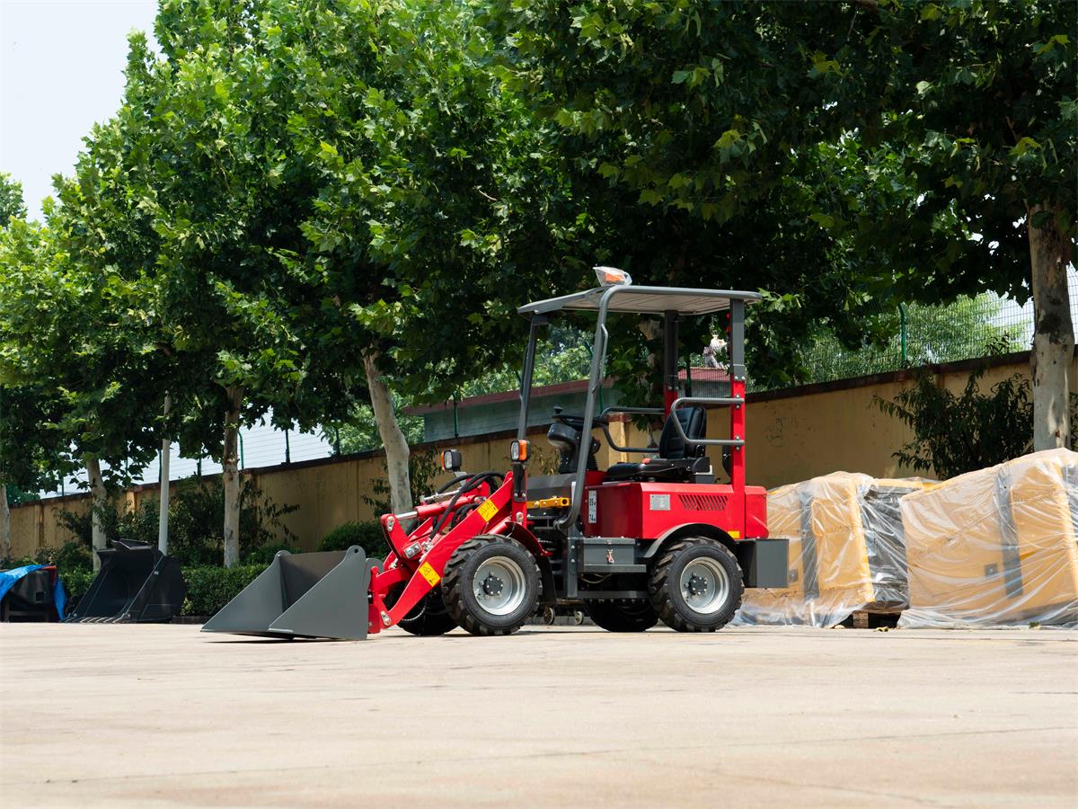 The electric loader is the ideal choice for high-efficiency operations and green power.
