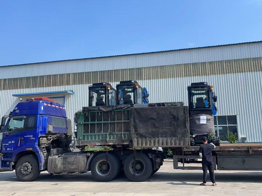 Eight Excavators Inspected, Packed, and Shipped to Germany