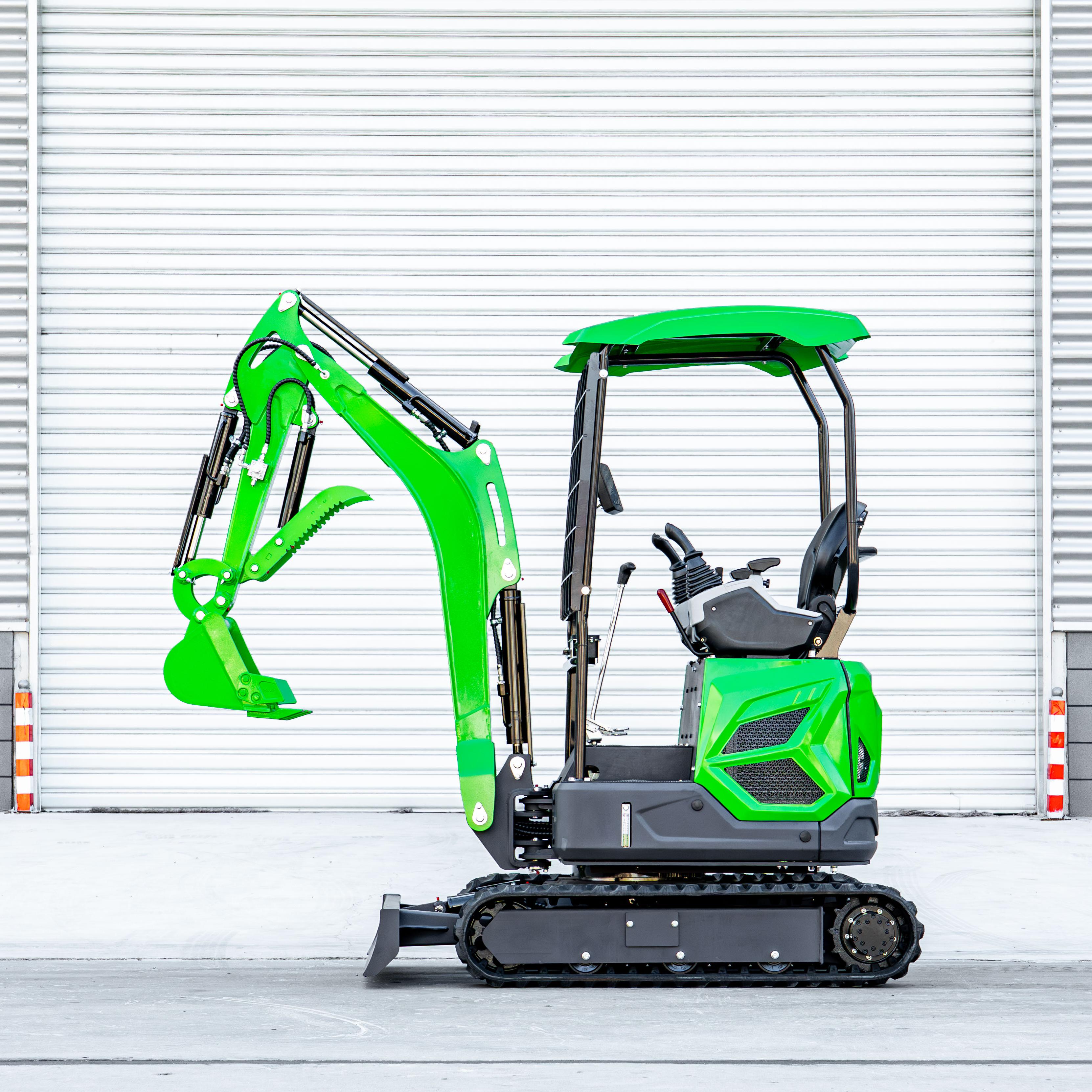 Mini Excavator 1.8 Ton for Landscaping Farming Trenching Compact Digger for Garden Orchard Pipeline and Construction
