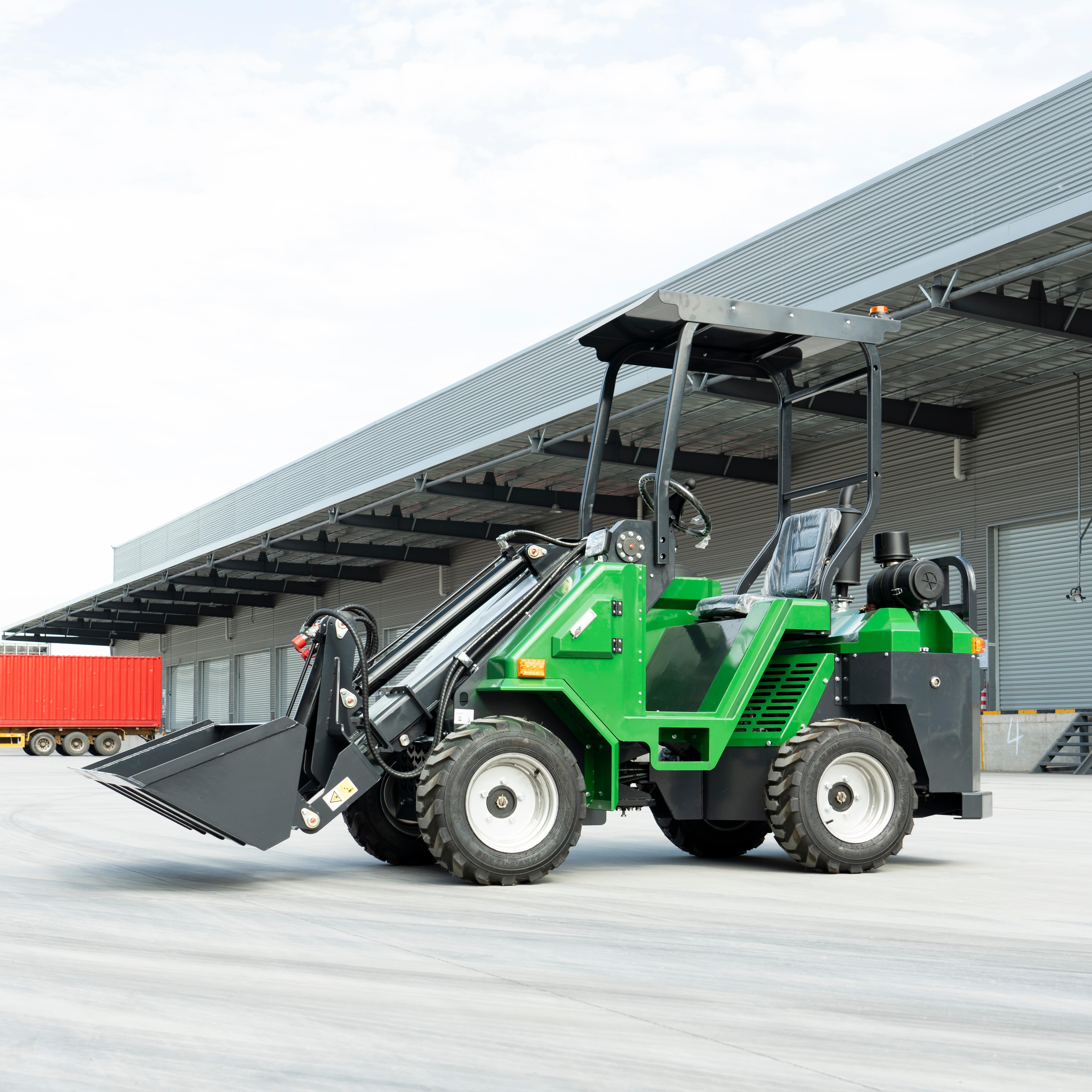 Compact 4WD Diesel Wheel Loader | Versatile Front End Loader for Farming & Construction