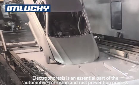 New energy vehicle electrophoresis line