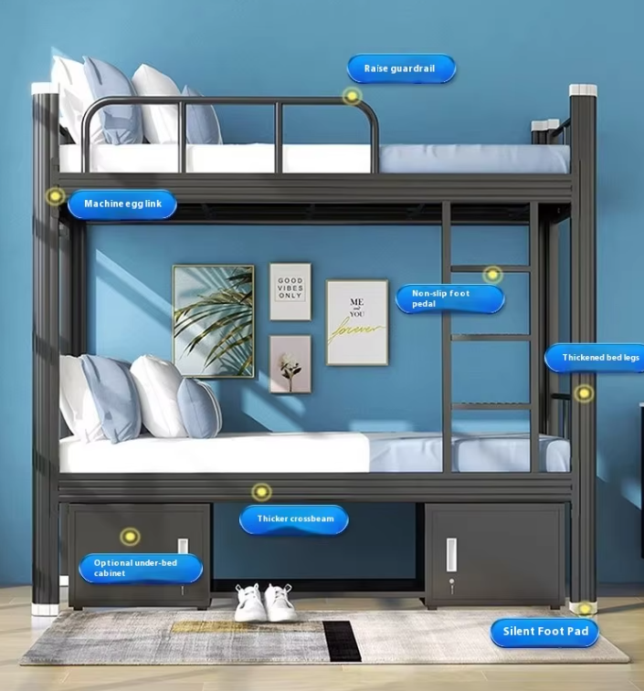 What is a floating bed frame and how does it work?
