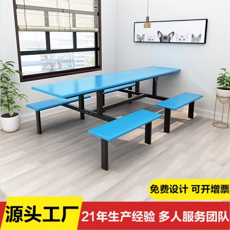 When should schools replace fiberglass canteen furniture?