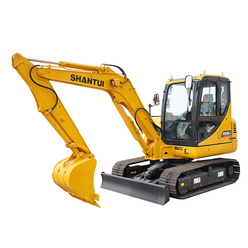 Shantui SE50-9 Mini Excavator 5Ton Compact Hydraulic Digger fun Iwosan Oja & Iṣẹ Aladura