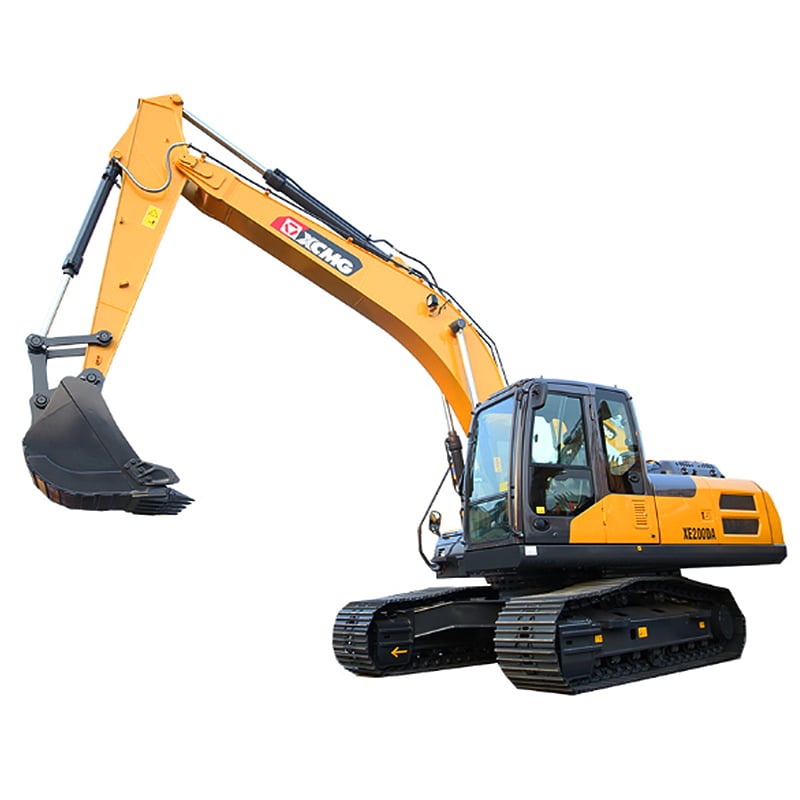 XCMG XE200DA Excavator 20Ton Crawler Digger pẹlu Eco-Mode Hydraulic Iwosan Machine fun Iwosan Ogun & Trenching