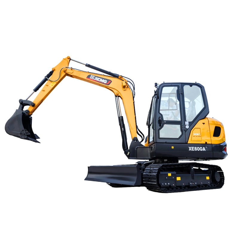 XCMG XE60GA Mini Excavator 6 tonn Kompakt gravemaskin for bygging i byer og landskapsdesign