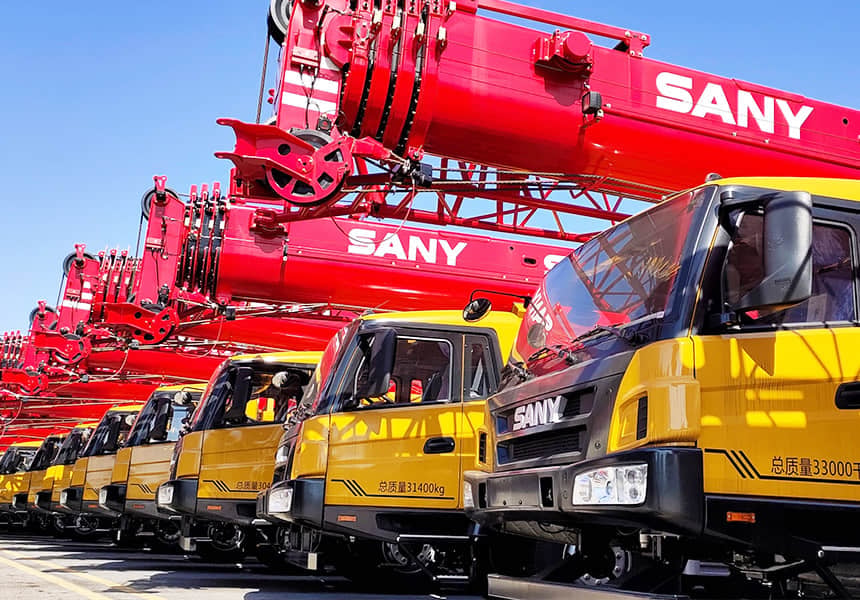 New Zealand-17 SANY truck cranes