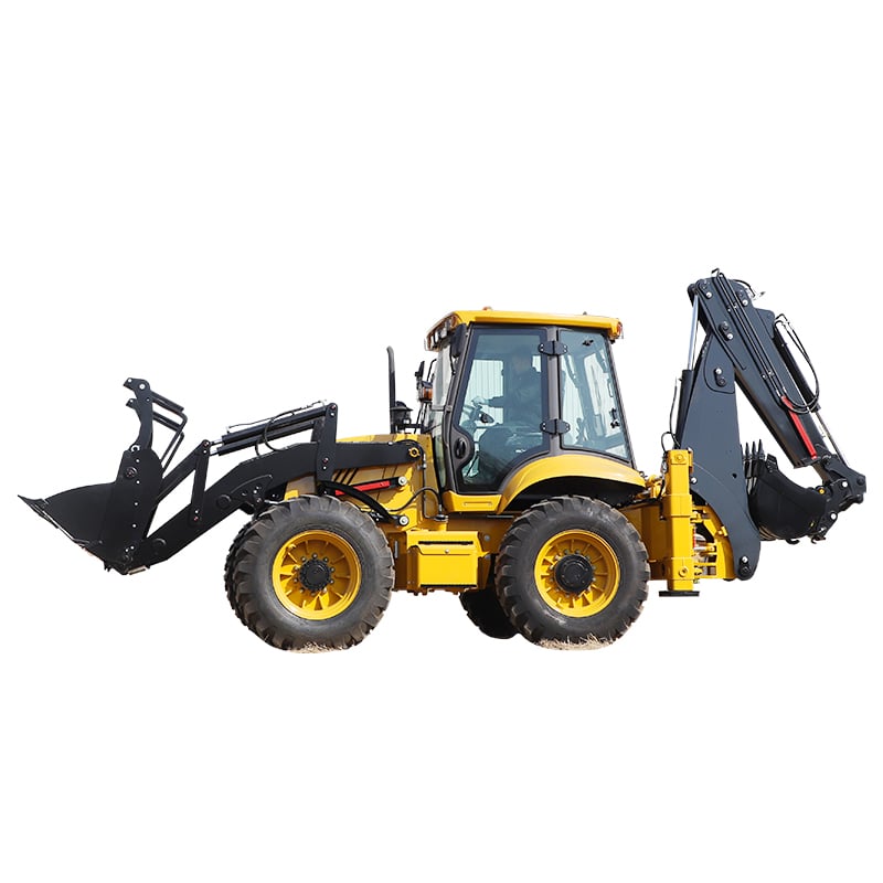 Infront YF388H Погрузчик с обратной лопатой 3,8 т 4WD Строительный трактор Емкость ковша 1,2 м³