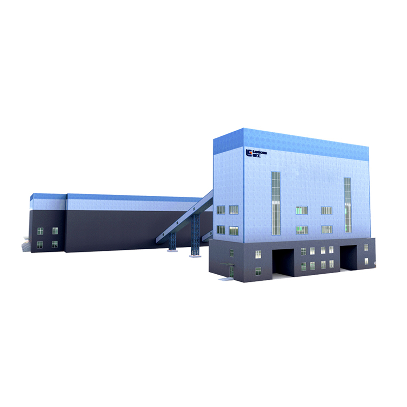 Liugong HZS90 Àwòrán ìyáwò 90m³/h Output Modular Design Tier 3 Engine