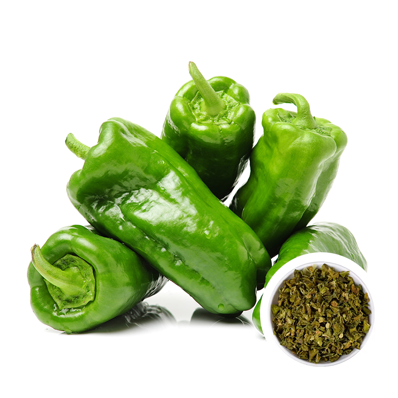 Dried Green Bell Pepper