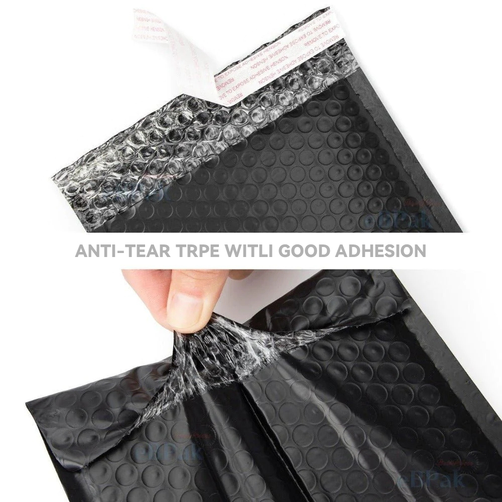 Black Color Customized Shipping Envelope air Bubble Mailers Bags supplier