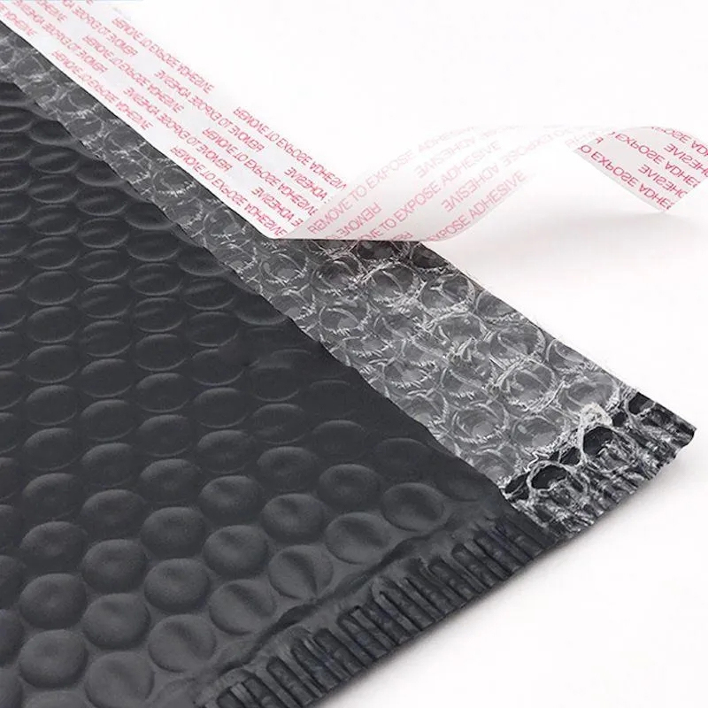 Black Color Customized Shipping Envelope air Bubble Mailers Bags supplier