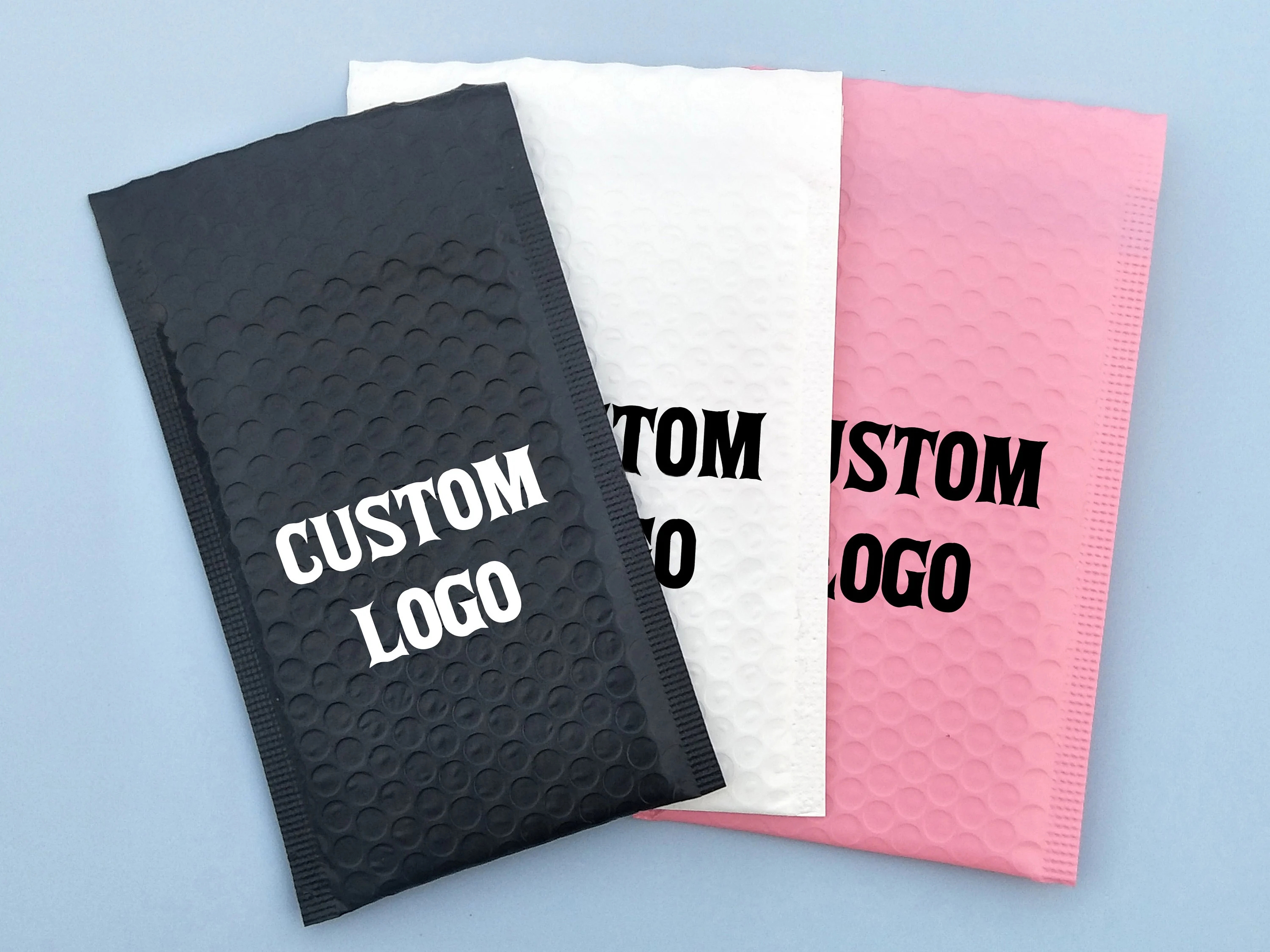 Black Color Customized Shipping Envelope air Bubble Mailers Bags factory