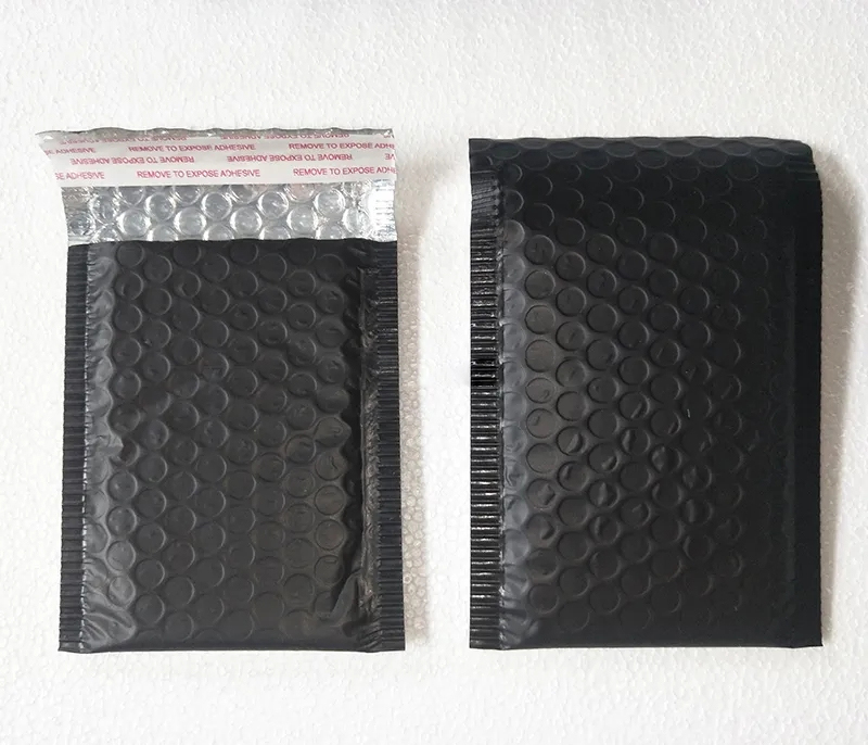 Black Color Customized Shipping Envelope air Bubble Mailers Bags manufacture