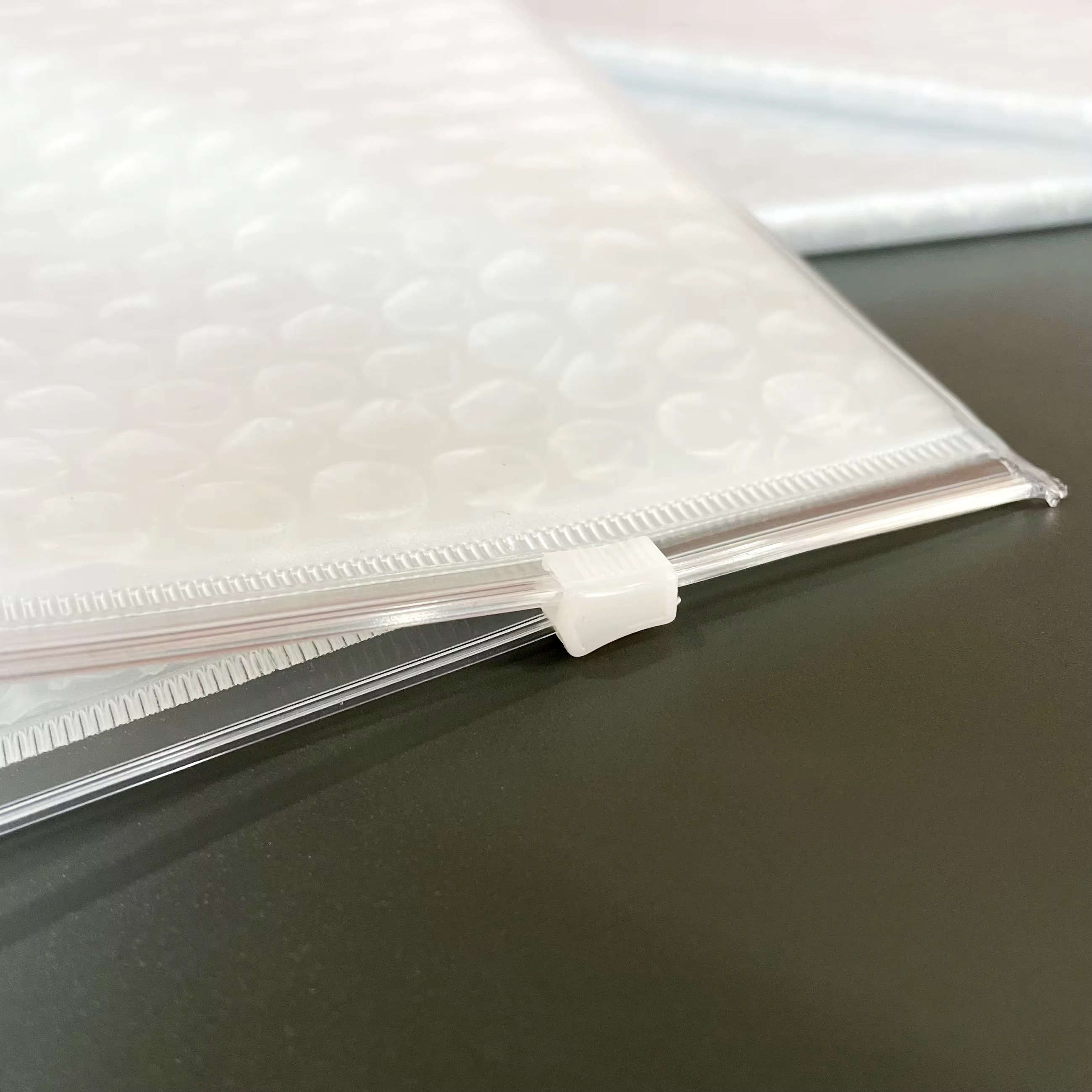 Zipper Bubble Out Pouch Metallic Cosmetic Bag for Grocery and Promotion Use supplier