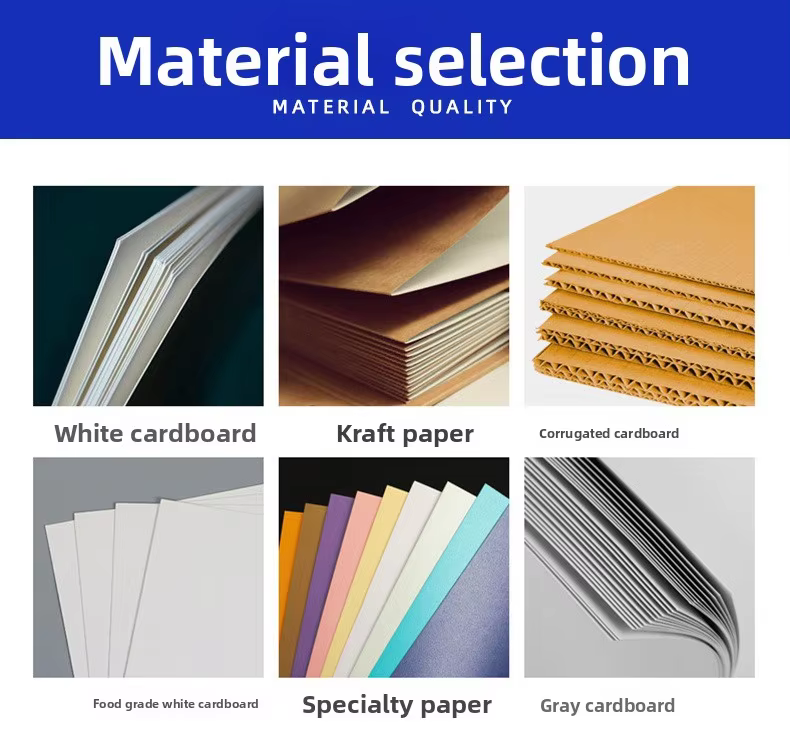 In-Stock Chinese-Style Extra Hard Rectangular Folder Box Colorful Vanishing Corrugated Board Packaging Recyclable Trendy Express manufacture