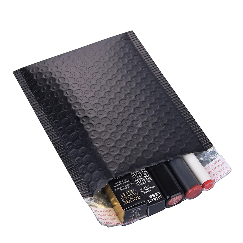 Black Color Customized Shipping Envelope air Bubble Mailers Bags factory