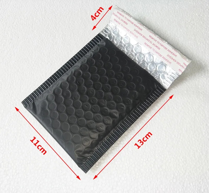 Black Color Customized Shipping Envelope air Bubble Mailers Bags supplier