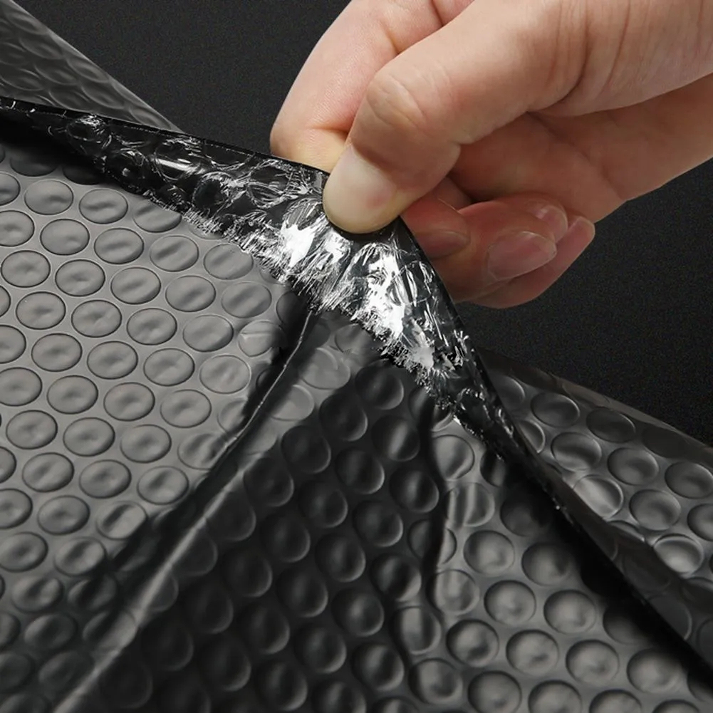 Black Color Customized Shipping Envelope air Bubble Mailers Bags manufacture
