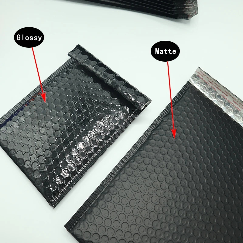 Black Color Customized Shipping Envelope air Bubble Mailers Bags manufacture