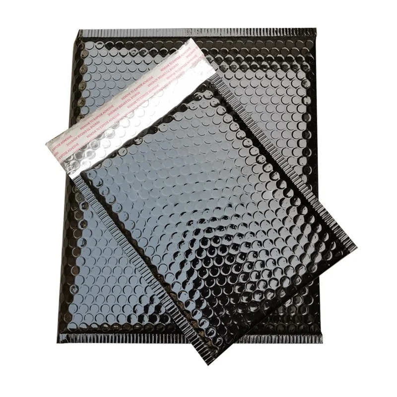 Black Color Customized Shipping Envelope air Bubble Mailers Bags details