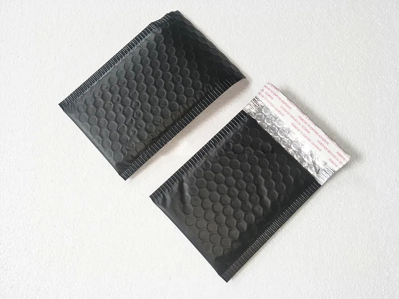 Black Color Customized Shipping Envelope air Bubble Mailers Bags manufacture