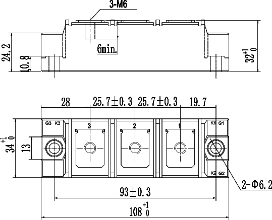 mdx200diode modulesnon isolated type techsem -1