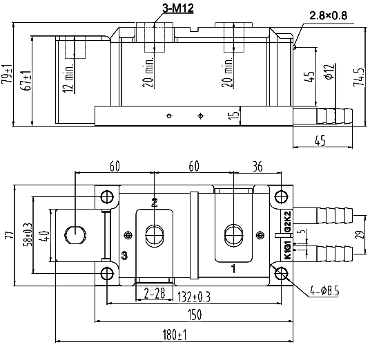 diode moduleswater cooling853779-1