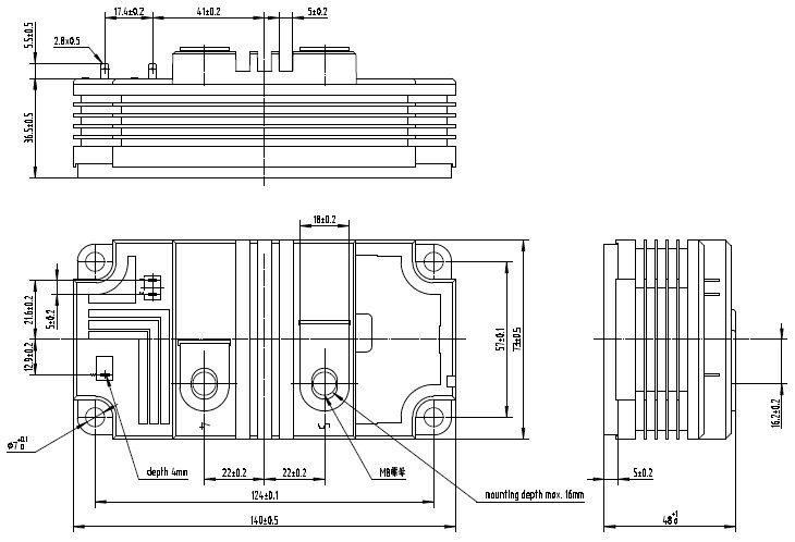 ymif250 65 igbt module -0