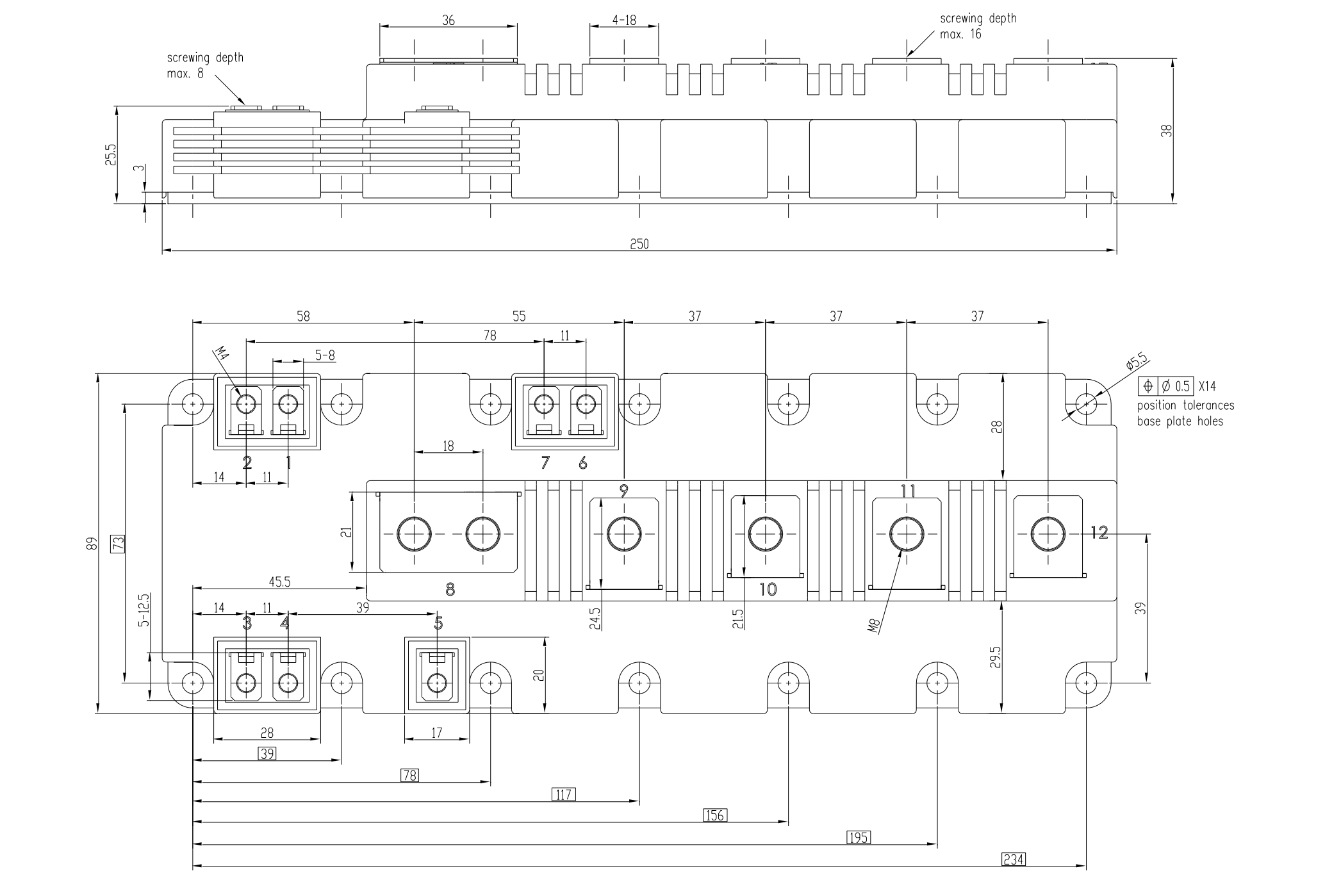 gd1000hfx170p2igbt module1400a 1700v-0