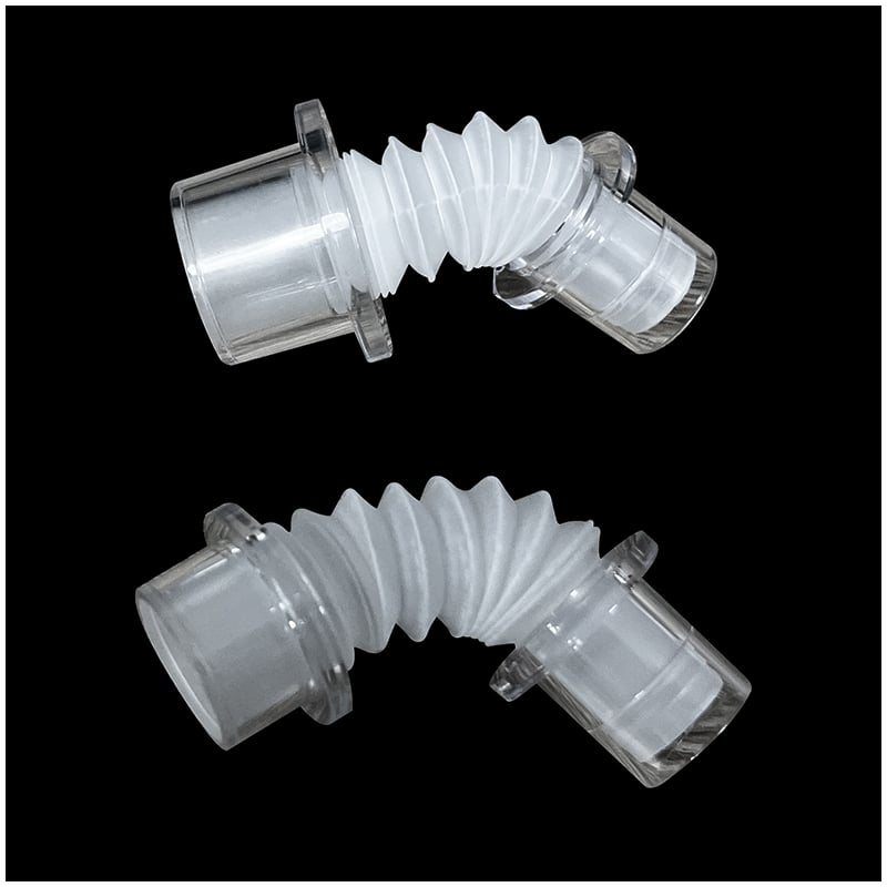 China OEM ODM MOLD AND MOLDING manufacture Ventilator tube connector plastic mold and plastic injection molding 