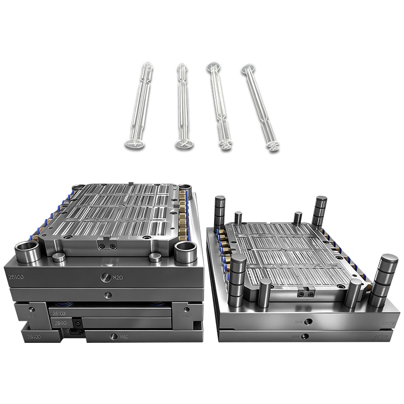 Custom Medical PP Material Device Molding High Precision 48 Cavities Medical 3ml Syringe Plunger Mold