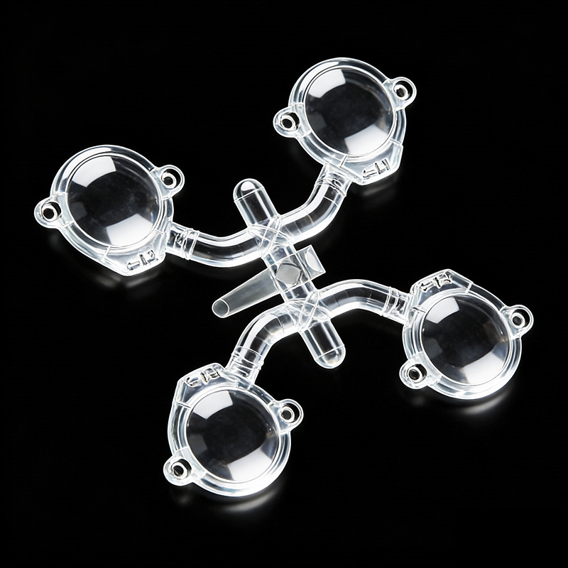 Medical Lens s136 stainless steel family Mold and PC transparent plastic injection molding molded parts