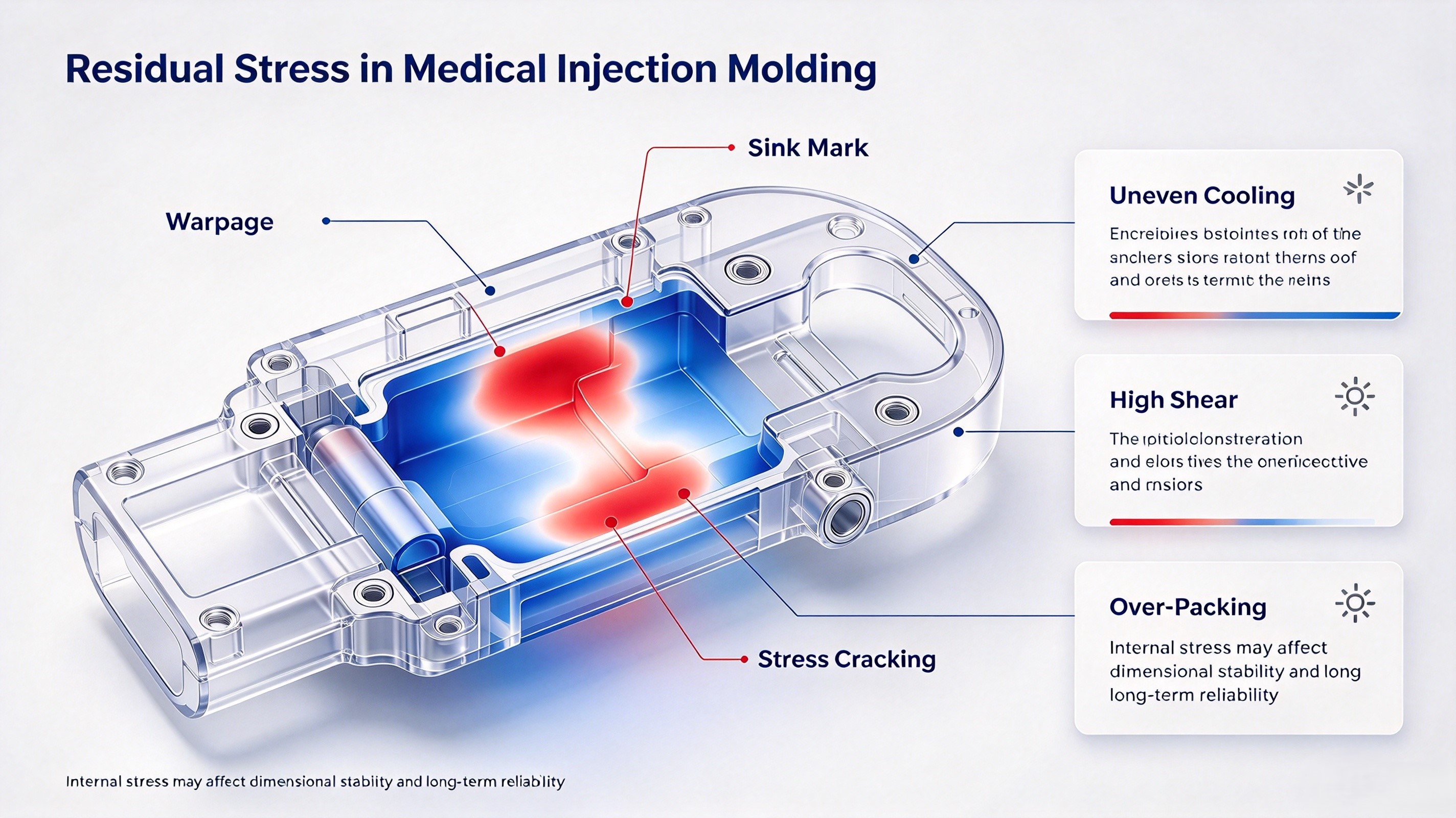 How to Reduce Residual Stress in Medical Injection Molding