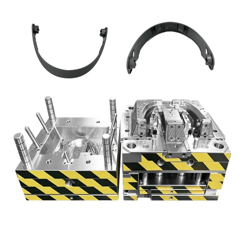 ISO 13485 Compliant Customized Medical Grade Plastic Injection Services Custom Face Shield Visor Top Frame Injection Mould