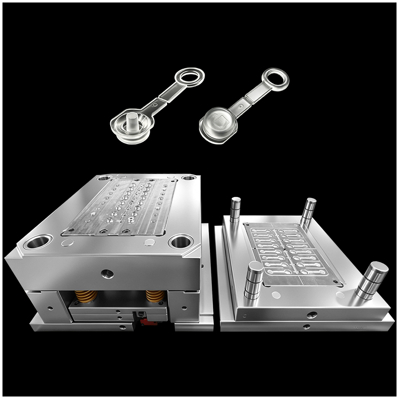 High Efficiency 16-Cavity Medical Device Accurate Molding TPU90 Integrated Valve Cover Cap Mold