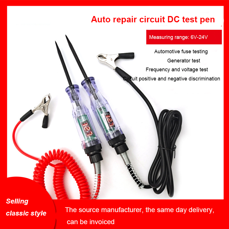 Automotive Circuit Testing Pen 12V24V Electrical Test Pen Electrician Circuit Breakproof Line