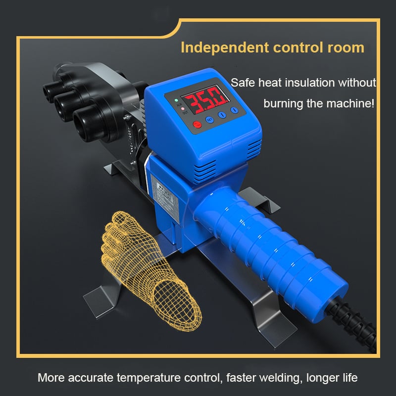 Electronic constant temperature digital display hot melt machine PPR anti blocking mold head water pipe hot melt machine household hot melt machine