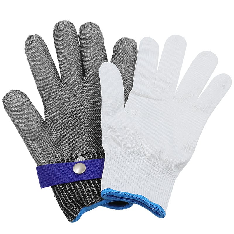 Anti cutting metal gloves, cutting and slaughtering electric saws, labor protection, hand protection, stainless steel wire gloves