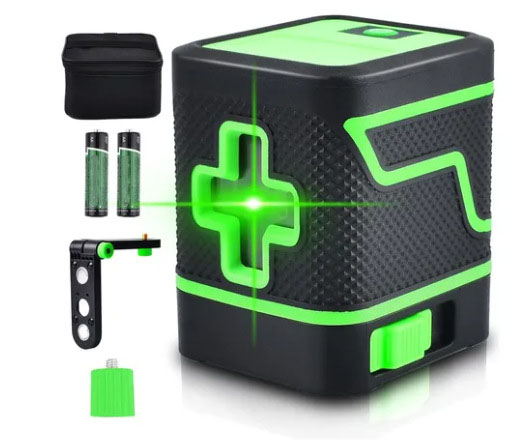 Laser level, strong light, fine line automatic marking, mini green light leveling instrument, wire projector