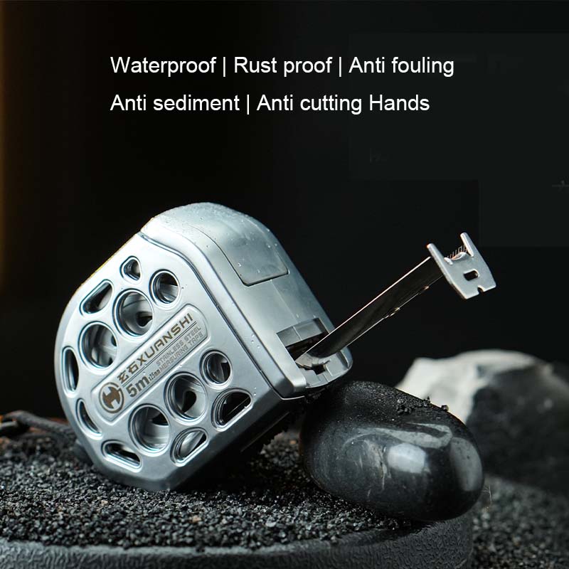 Hollow out waterproof tape measure: a solution for multi scenario applications.