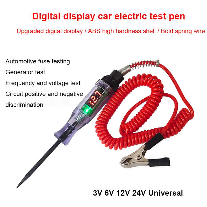 Automotive digital display pen, digital display pen, electrical maintenance pen for electricians