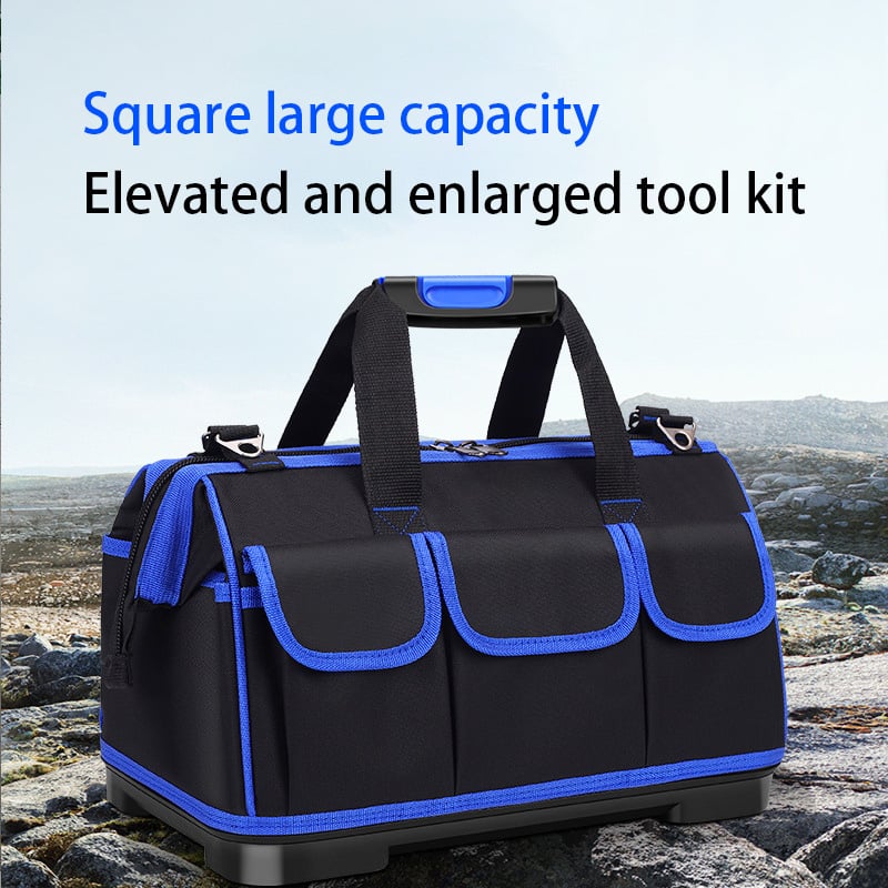 Plastic bottom shoulder electrician's toolkit multifunctional oxford cloth shoulder electrician's bag