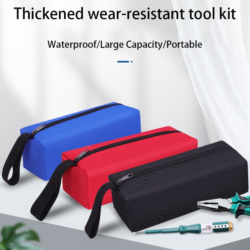 Hardware tool bag handheld thickened parts bag multifunctional Oxford cloth repair bag electrician small waterproof storage bag