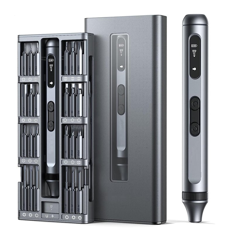Precision electric screwdriver set