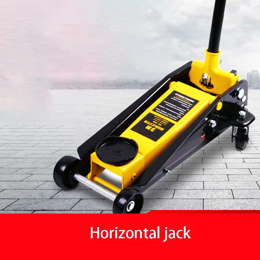 Horizontal jack, 10 tons, 20 tons, used for repairing cars, hydraulic jack, gold jack