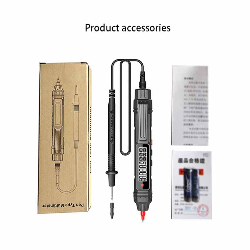 Pen type multimeter, high-precision digital fully automatic intelligent electrical measuring pen, pen shaped multimeter, small mini