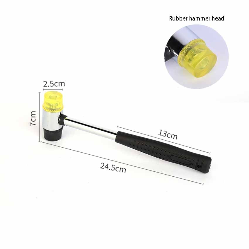 Small Hammer Plant Leaf Dyeing Hammer Children's Printing Rubber Hammer Mini Small Hammer Installation Hammer Rubber Hammer Rubber Hammer